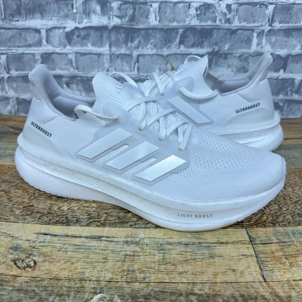 Adidas Ultraboost 5 Running Shoes Triple White ID8813 Mens Size 11.5 New